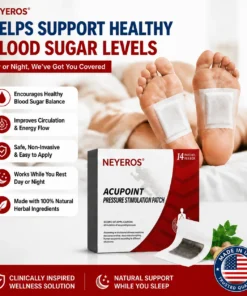 NEYEROS® | Blood Sugar Support Foot Patches – Natural Overnight Acupoint Wellness Patches